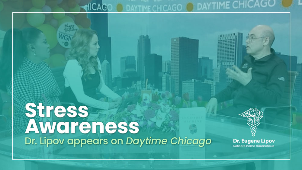 VIDEO THUMBNAIL: A recent, enlightening discussion; a TV appearance on Daytime Chicago results in a great over view of PTSD/PTSI and the life work of Dr. Lipov.