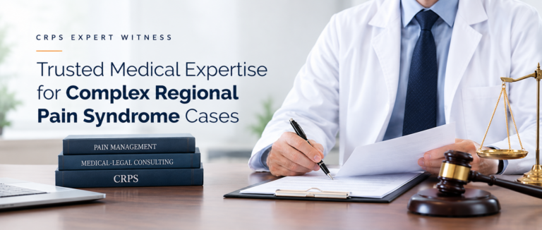 CRPS Expert Witness in Legal Cases